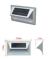 Solar LED Step Wall Light Lights High Quality 20 Lumens