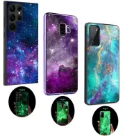 For Samsung Galaxy S9/S20 FE/S21/S22/S23/Ultra/Plus Rugged Glowing Case Cover