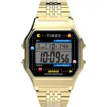 【TIMEX】天美時 PAC-MAN 小精靈電子錶 (金 TXTW2U32000)