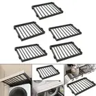 Laundry Drying Rack above Washing Machine Retractable with Sliding Rail Flexible