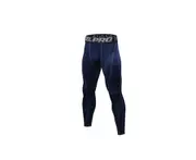 Men'S Compression Pants Baselayer Cool Dry Sports Tights Leggings - Navy
