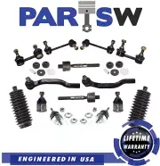 16 Pc Up Lower Ball Joints Tie Rod End Front Rear Sway Bar Link for Honda Accord (for: Honda)