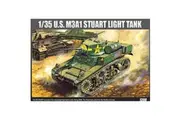 Academy 1/35 U.S. M3A1 Stuart Light Tank Plastic Model Kit [13269]
