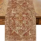 Boho Red Table Runner,Vintage Elegant 13" x 108", Runner, D01