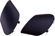 JHFUIOW 1 Pair Front Black Door Mirror Stem Screw Cover Cap for Fiat 500 for Convertible for Abarth 595 695 Auto Accessories