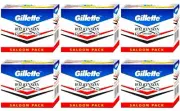 GILLETTE WILKINSON SWORD Salon Pack Blades Double Edge Razor 50 Blades Pack of 6