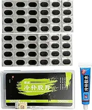 Rubber Tire Patches - Fast Repair Cold Patch for Car | Compact Tire Fixes Patch, Auto Inner Tube Cold Patch for Cycle, Motorcycle, Car, Auto