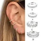 Piercing Jewelry Women Rhinestone Cartilage Helix Tragus Earrings Ear Studs