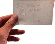 India - 5 Rupees. Shipwreck SS Breda. Watermark