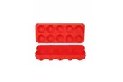New Appetito Silicone Round Whisky Ice Cube Tray Red DIY Jelly Mould