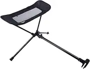 Folding Chair Al Num Alloy Foot Rest Stool Portable Chair Ex Ble Footrest Tool B Fishing Recliner Footrest Stool Black