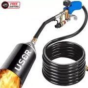 USOR 800,000 BTU Liquefied Gas Propane Fire Weed Torch with 2 Meter Hose Pipe Fl
