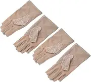 [MOBUTOFU] 2 Pairs of Portable Car Gloves Sun-Proof Thin Gloves Professional Driving Gloves