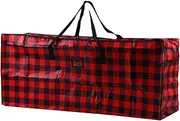 Movable Storage Bags - Packing Clothing Bags, Zip Bags, Waterproof Tree Storage Bags, Movable Bags Zippers and Carrying Handles, Storage Complaints for Storage, Black Red, Siehe Beschreibung, See