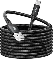 [Dreaazhi] Extra Long USB C Charger Cable 5M,PS5 Controller Cable,USB Type C Fast Charger Braided for Samsung Galaxy S10/S9/S8 Plus,Note 10 9 8,PS5,LG V30 V20 G6 G5,Moto etc
