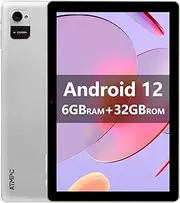 ATMPC Android Tablet 10 Inch,Tablets,6GB (2+4 Expand) RAM 32GB ROM & 128GB Expandable Android 12 Tablet, 1280x800 IPS HD Touch Screen Tablets, 2+5Mp Dual Camera, WiFi, BT5.2, 6000Mah Battery
