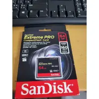 在飛比找蝦皮購物優惠-公司貨 有貼紙 SanDisk Extreme Pro 64