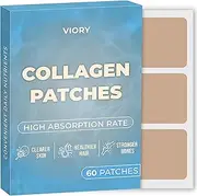 Collagen Patches (Pack of 60) - 100% Natural Patch for Women and Men - Body & Skin Support - Enhanced Formula