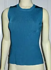RACHEL Rachel Roy Crossback Sweater, Mermaid Ocean, Size Medium, NWT