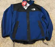 NWT Vintage - The North Face Aksu Gore Windstopper Fleece Jacket Blue *XXL*