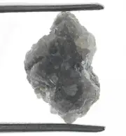 5.15 CT Real Natural Rough Loose Diamond, Fancy Jewelry Making, Raw Uncut Gray