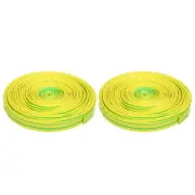 2pcs 10mm Dia 50ft Heat Shrink Tubing 2:1 Insulation Wire Shrink Wrap Tubing