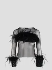 [Ada Sorrentino] Ada Sorrentino-Top Nero-Donna 38