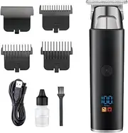Beard Trimmer for Men, Professional Men's Rechargeable Hair Clipper and Hair Trimmer with 3 Limiting Combs, for Hair Cutting Mustache Facial, Mens Gifts