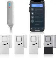 tolviviov Home Alarm System3rd Gen 4pack 120dB Alarm Door/Window Sensors with...