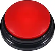 KINBOM Pet Communication Button for Dogs, 30 Seconds Voice Recording Button Dog Pet Talking Buzzer Pet Interactivity Device Dog Bells for Potty Training, Not Include Batteries (Red)