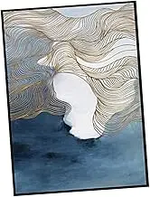 TEMPNAP Abstract Ink Painting Canvas Wall Art Modern Chinese Landscape Decor for Living Room Bedroom and Indoor Spaces Elegant Textured Artwork