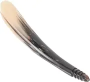 [Ipetboom] Portable Ox Horn Shoe Horn for Seniors Ergonomic Handle Shoe Helper Durable and Smooth Edges Aid for Easy Shoe Wearing