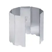 Ultralight Outdoor 10 Plates Foldable Wind Shield Camping Stoves Wind Deflectors