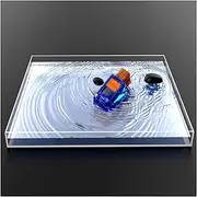 Acrylic Props Shooting Tray, Acrylic Shooting Tank Clear Multiple Sizes for Photography Display Storage(50x50x6cm/19.6x19.6x2.3'')