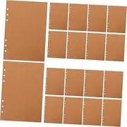 NUOBESTY A5 Loose-leaf Paper Binder Refills 60 Sheets Notebook Refill Paper Replacement Inserts for Planner