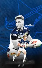 NORTH QUEENSLAND COWBOYS LEGENDS TEAM POSTER,NRL RUGBY,DOGS EELS PREMIERS 8