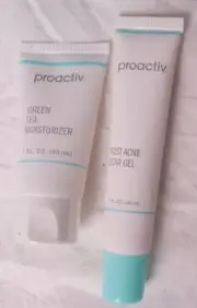 Proactiv blemish duo: green tea moisturizer & post acne scar gel