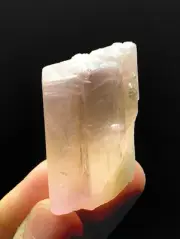 255 Carat Natural Pink Kunzite Crystal From Afghanistan