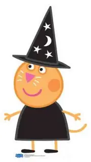 Candy Cat from Peppa Pig Halloween Cardboard Cutout / Standee - Spooky Fun