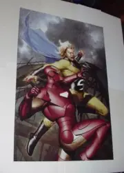 Avengers Poster #40 Iron Man vs Sentry by Adi Granov