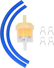 For 49cc 50cc 110cc 125cc Motocross Dirt Pit Bike Moped Scooter ATV Go Kart Motorcycle Universal Gas Fuel Filters And Fuel Pipe(Blue)
