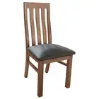 DEBS TASMANIAN OAK TIMBER DINING CHAIR ALMOND
