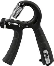 Grip Strength Trainer with Counter, Hand Grip Strengthener, Adjustable Resistance 5-60kg