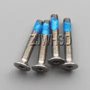 4pcs M3 x 20 mm Titanium Ti Screw Bolt Allen Hex Socket Flat Head Thread Locker