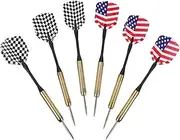 Sturdy Steel Metal Tips 6pcs Set for Entertainment Comfortable to Hold Random Style