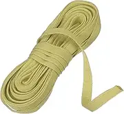 uxcell 10 Yards Corset Boning Casing, 3/8"(10mm) Nylon Plush Boning for Sewing, Bra Cover Casing Elastic Band Tape for Lingerie Wedding Bridal Gown Dress, Yellow Green
