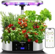 12 Pods Hydroponics Growing System with APP Controlled, Wifi Indoor Garden up to