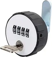 HAMPPLIES Key Double Lock Cylinder Lock Rotary Tongue Drawer Durable File Cabinet Security for Cabinets Office Mailbox and Storage