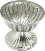 PHENOFICE Vintage Metal Vase for Table Flower Arrangement Rustic Decorative Planter with Stable Base for Dried Flowers Unique Design for Home Durable Easy to Clean