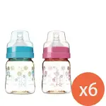 【US BABY 優生】真母感PPSU奶瓶寬口160ML*6入